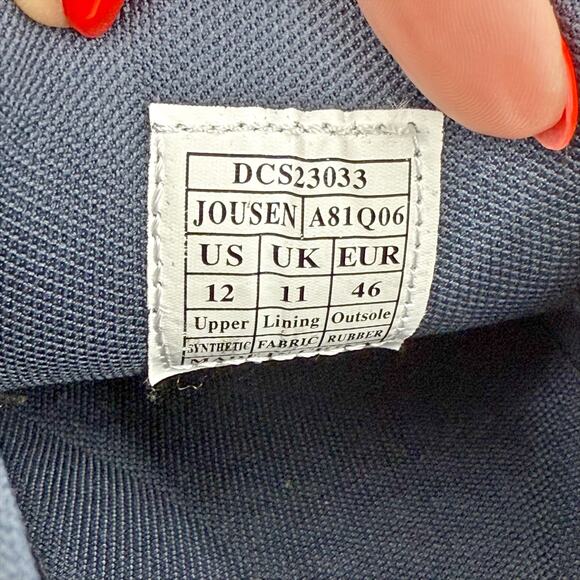 Jousen Mens 3 Eyelets Fashion Sneakers US 12 EU 46 Grey EUC - Picture 9 of 11